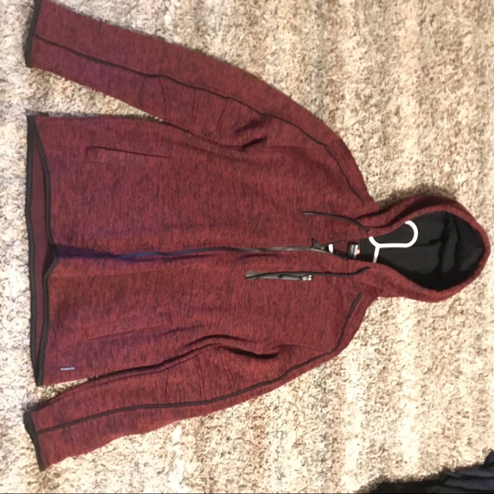 Red hoodie